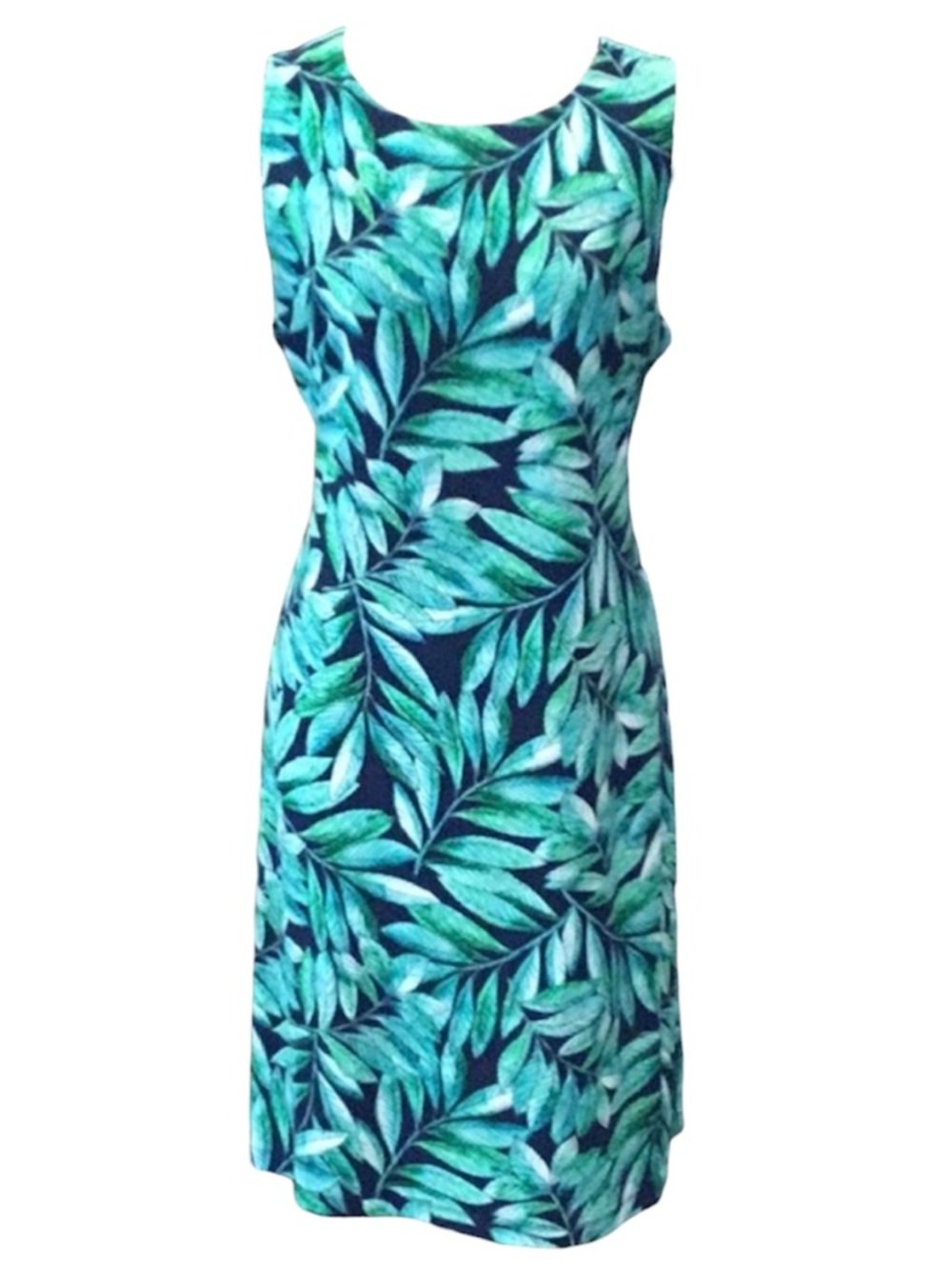 Tommy Hilfiger Dress Palm Leaf Print Dress Size 12